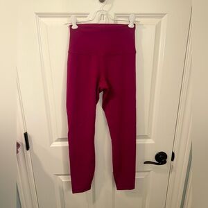 Lululemon winder train contour high rise tight 25” magenta purple size 4